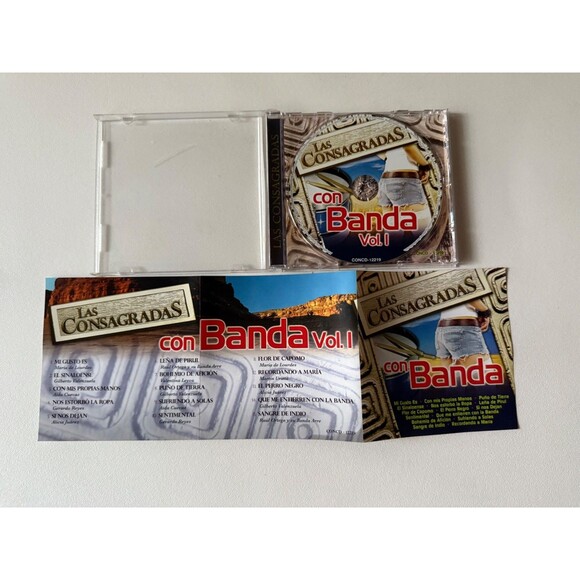 Various Artists Las Consagradas Con Banda Vol 1 CD Import Mexico Play Tested - Picture 6 of 6